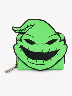 Loungefly Nightmare Before Christmas Oogie Boogie Wallet Hard Tag Zip Around New